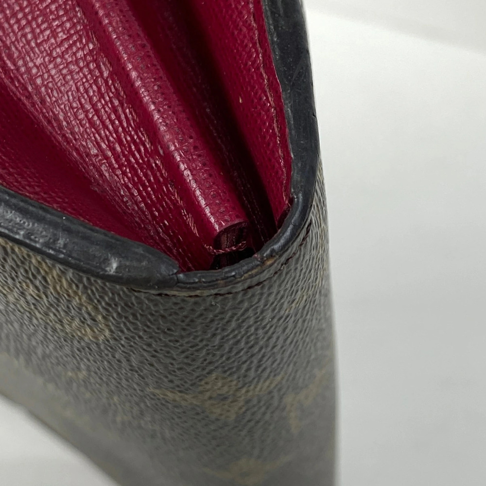 Louis Vuitton Wallet Long Billfold Sarah Monogram Portefeuille Wallet Brown